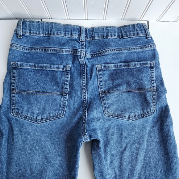 Childrens Place Jeans Boys 16 Blue Skinny Adjustable Waist Med Wash Denim - Picture 11 of 11